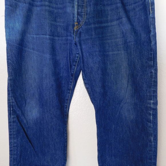Levis 501 XX Jeans Size 40 x 30 Denim 5 Pocket Indigo Blue Casual Button Fly - Picture 6 of 10